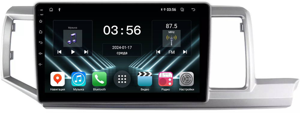 Магнитола для Honda Stepwgn 4 2009-2015 (правый руль) - FarCar DX10-9604 монитор 10" IPS на Android 13, 4+64Гб, CarPlay