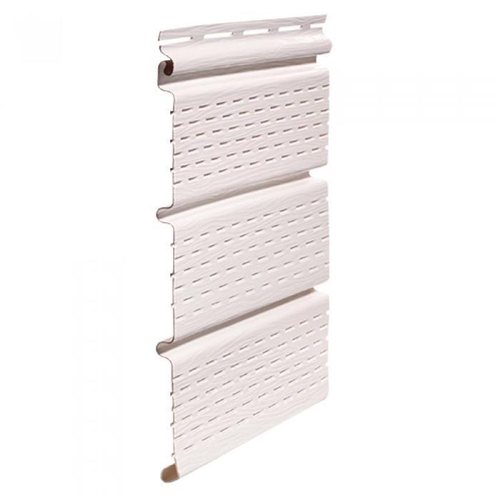 Сайдинг Софит перфорированый белый  3000мм FineBer Standart коллекция Classic Color