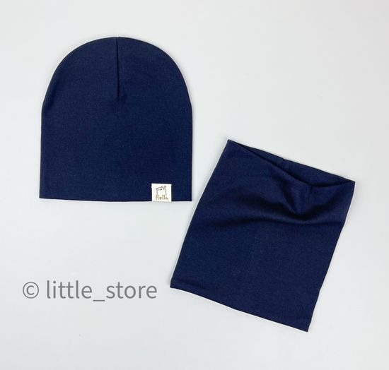 Комплект двухслойный (плотный), Темно-синий