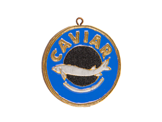 Елочная игрушка Черная икра