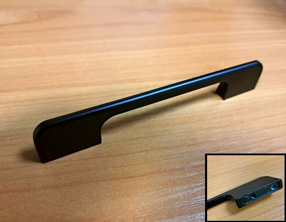 Ручка-скоба К8447-160/ВК 160мм черная