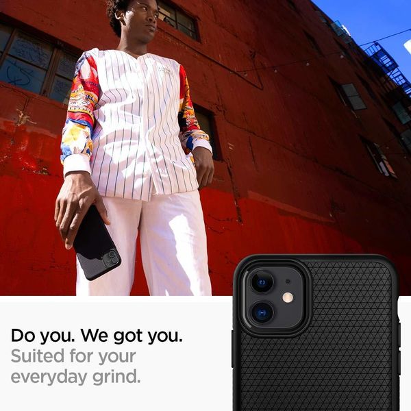 Чехол Spigen Liquid Air Armor Designed для Apple iPhone 11 Case (2019) - Matte Black