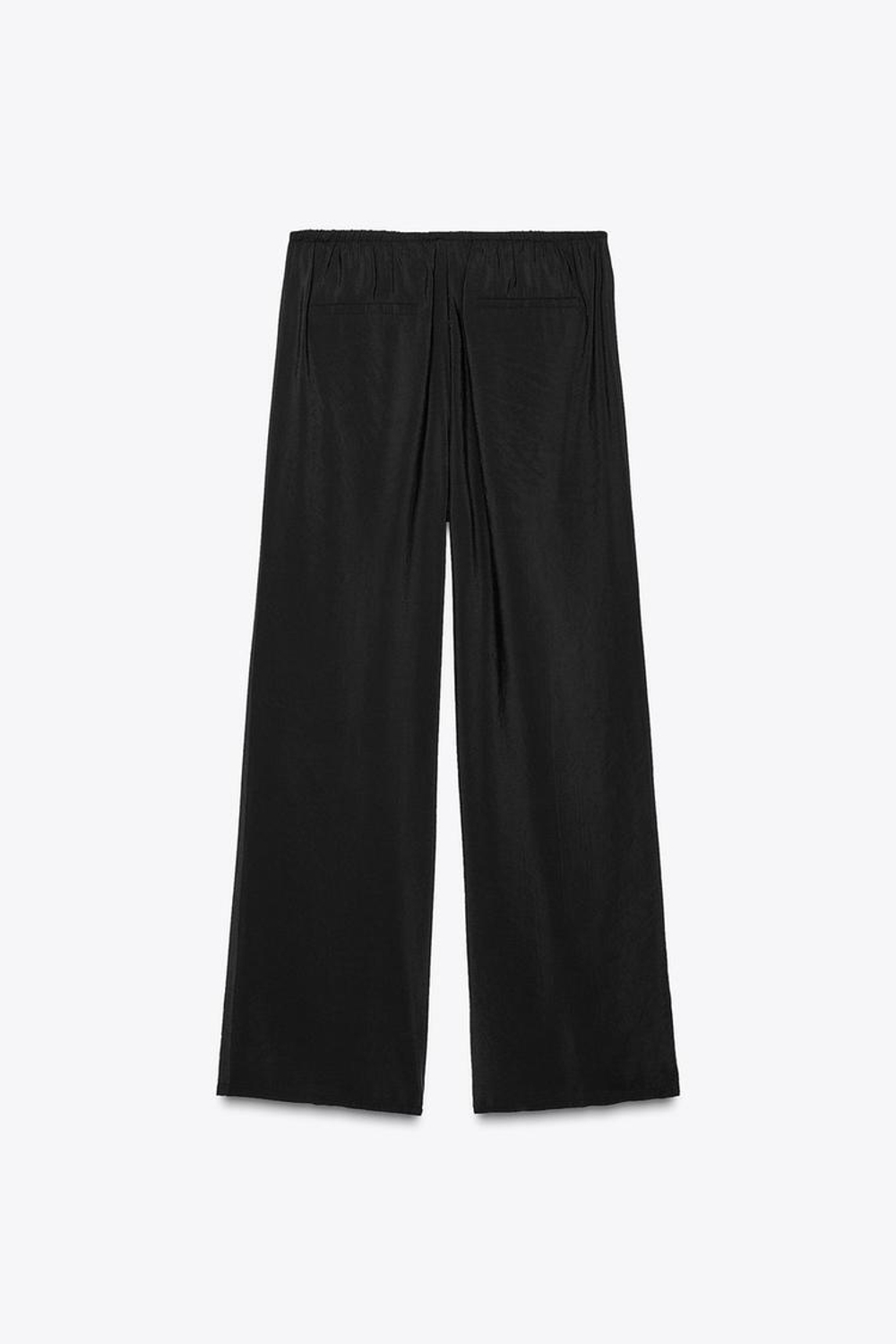 ZARA БРЮКИ СВОБОДНОГО КРОЯ, ЧЕРНЫЙ