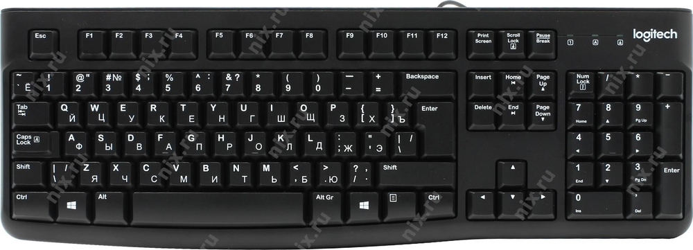 Клавиатура Logitech Keyboard K120 &lt;USB&gt; 105КЛ &lt;920-002522&gt;
