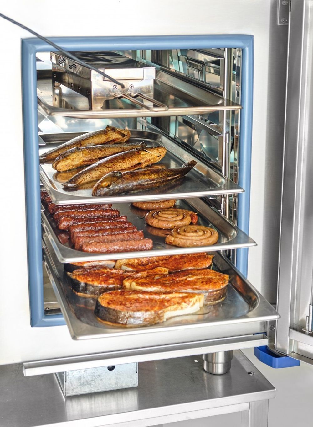 11000004220 Абат Дымогенератор ДГ-85 (Smoker), контейнер для щепы 412х120х71 мм, блок управления 182х160х150 мм, 90 Вт, 230 В