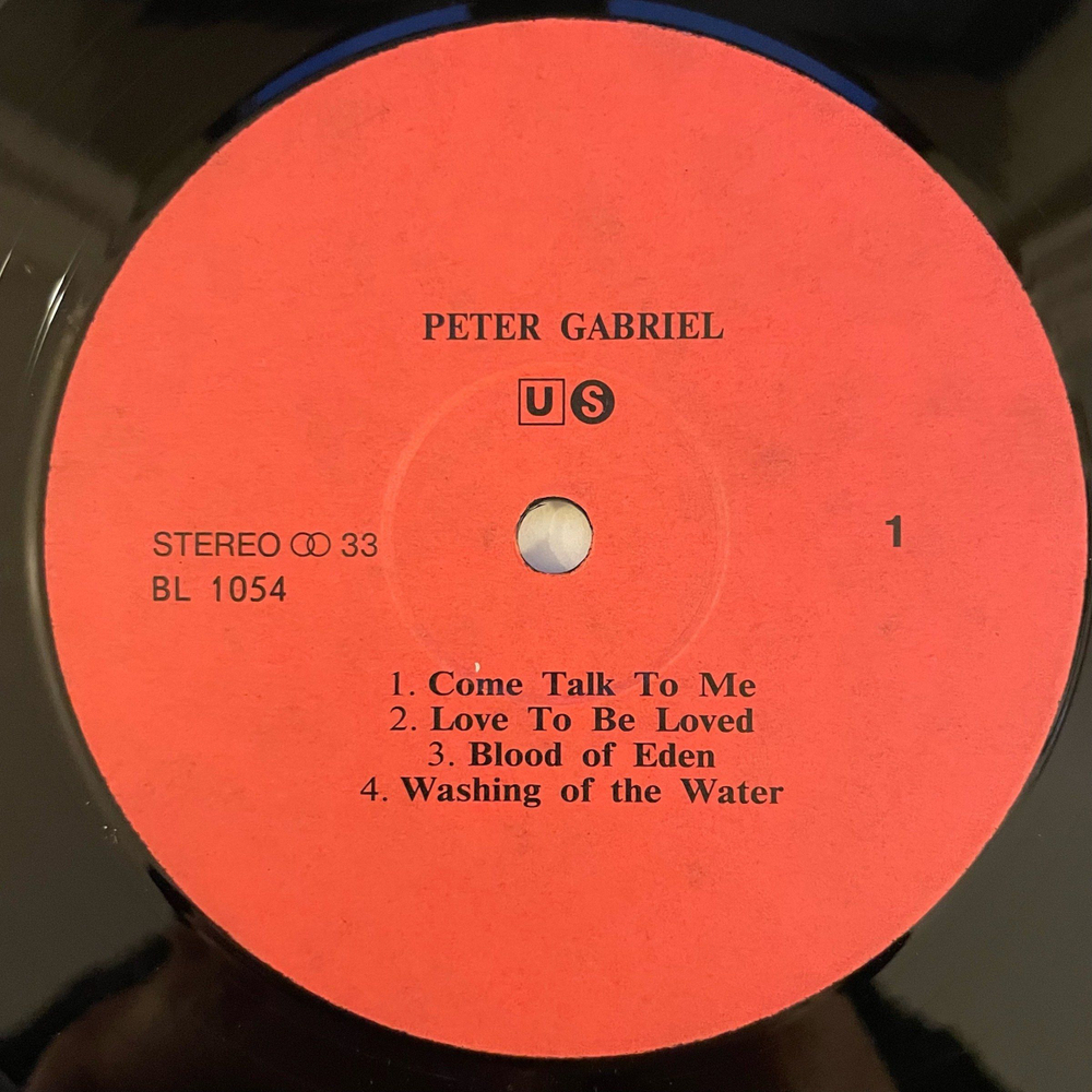 Винтажная виниловая пластинка LP Peter Gabriel Us (Россия 1992)