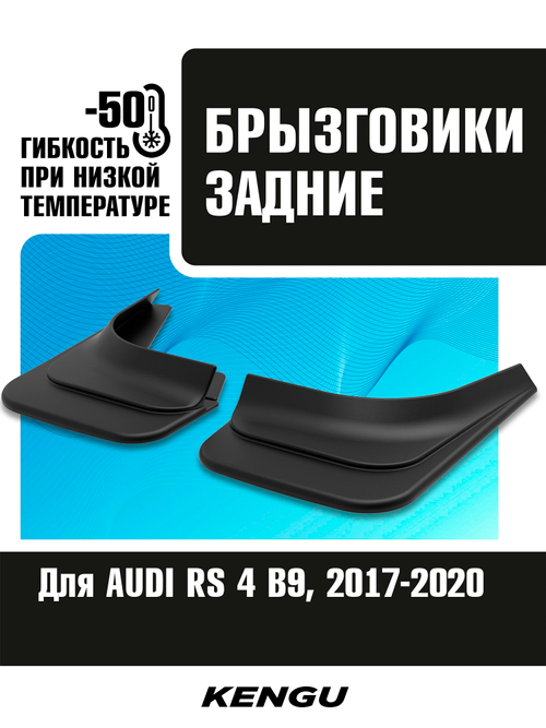Брызговики задние универсальные для AUDI RS 4 B9 (2017-2020)