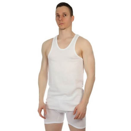 Майка белая white Vests 21706