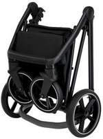 Детская коляска Roan Sol Кожа 3 в 1 с автокреслом Avionaut Silver Black RSL/2023 Misti Mint/Grey/руч. Серый