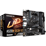 GIGABYTE MB AM4, A520, 4xDDR4, DP + HDMI, 1xPCIe x16 3.0, 1xPCIe x1, 1xM.2, 4xSATA, GbE LAN, mATX