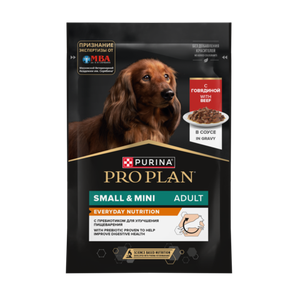 Пауч Pro Plan Everyday Nutrition для собак мелких и карликовых пород с говядиной