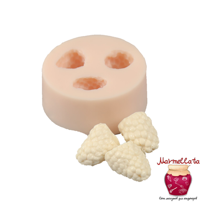 Молд силиконовый "Малина" 3 шт, d=1,8 см