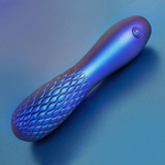 Минивибратор перезаряжаемый Daisy синий 14 см