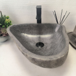 Раковина из речного камня RS-63663 (48*42*15) 0122