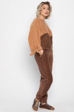 Костюм флисовый Уютный дуэт (шоколадный) К14966-10М LT Collection