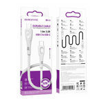 Кабель Borofone BX98 Type-C-Type-C 60W 3A 1м TPE Gray