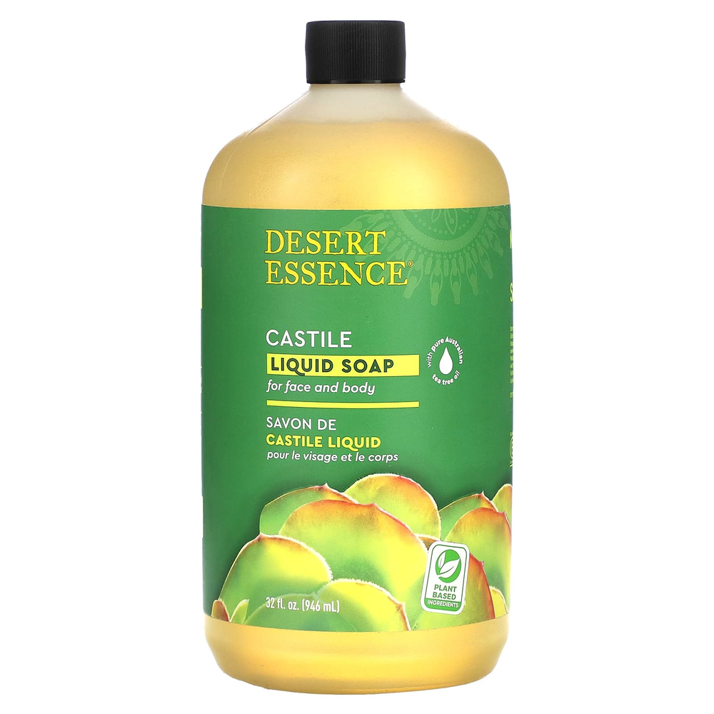 Desert Essence, кастильское жидкое мыло, 946 мл (32 жидк. унции)
