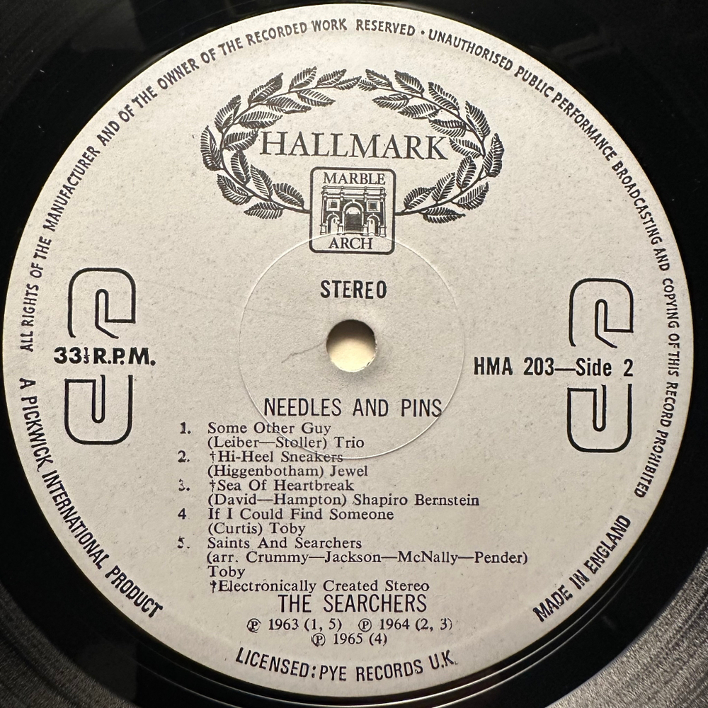 The Searchers - Needles & Pins (Англия 1971г.)