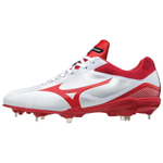 Mizuno Prime Buddy Baseball Shoes Men"s White Red