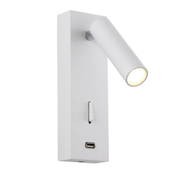 Настенный светильник Crystal Lux CLT 210W USB WH