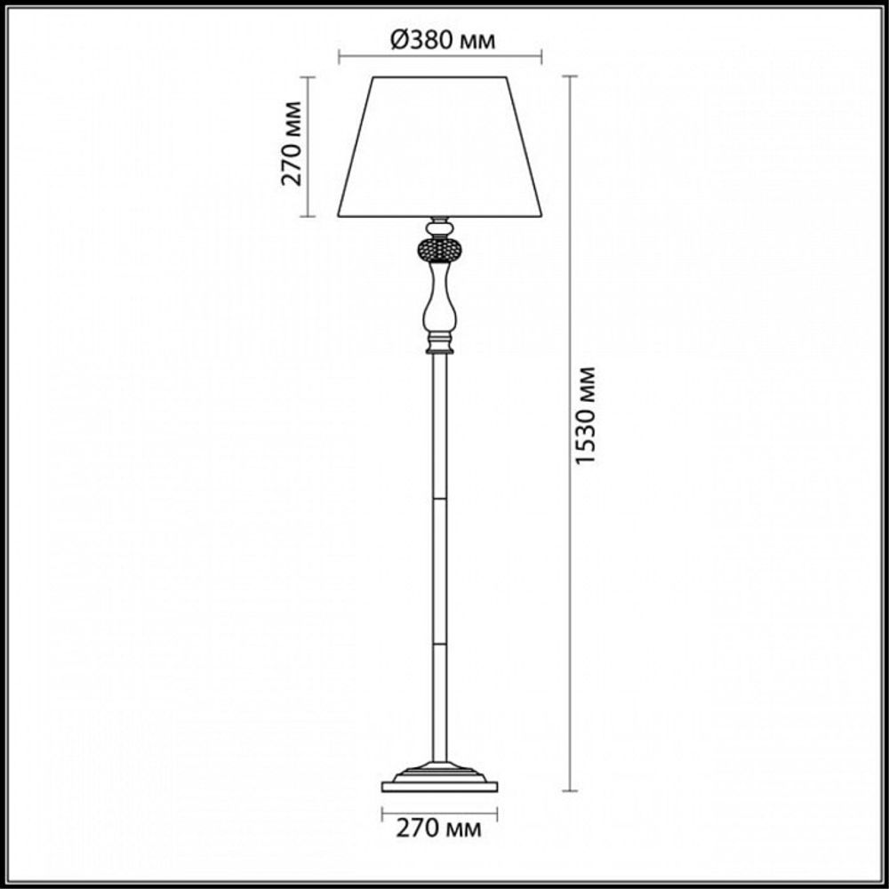 Торшер Odeon Light Gaellori 3393/1F