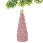 Фигурка «Зимняя елочка» 15 см, Розовый