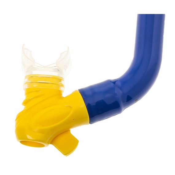 Трубка детская Marlin Joy Blue/Yellow жесткая