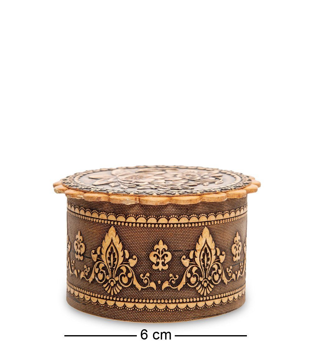 Народные промыслы BST-134/ 2 Шкатулка «Цветы» (береста)