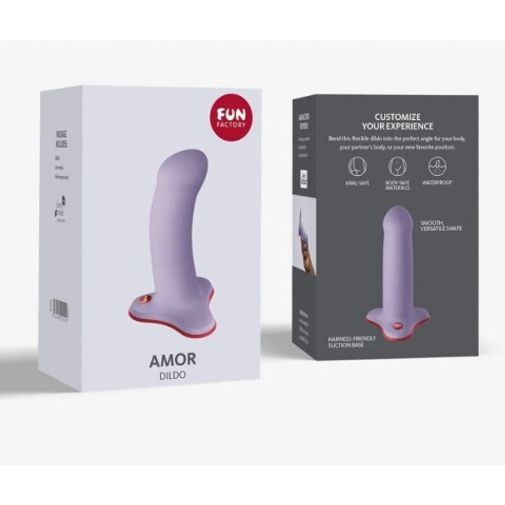 Фаллоимитатор Fun Factory Amor (14,4×3,7 см) лавандовый