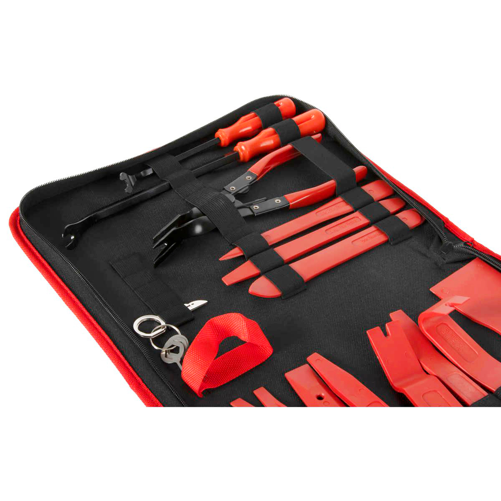 WDK-214266 Набор универсальный для разборки салона автомобиля, 19 предметов