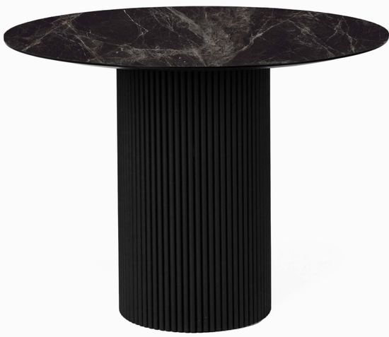 Обеденный стол Elan диаметр 100 круглый черный