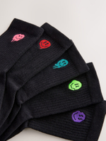 Носки хлопковые для мальчика Next AL5-797, 5 шт., Черный