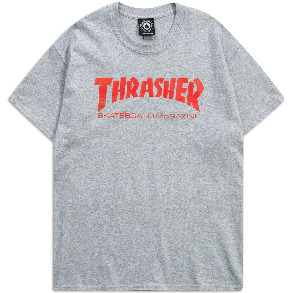 Футболка Thrasher Skate Mag Grey/Red