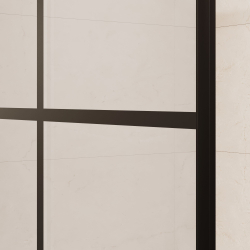 Душевая перегородка RGW WA-11B (Рисунок - черный принт (по периметру профиль), 1000)