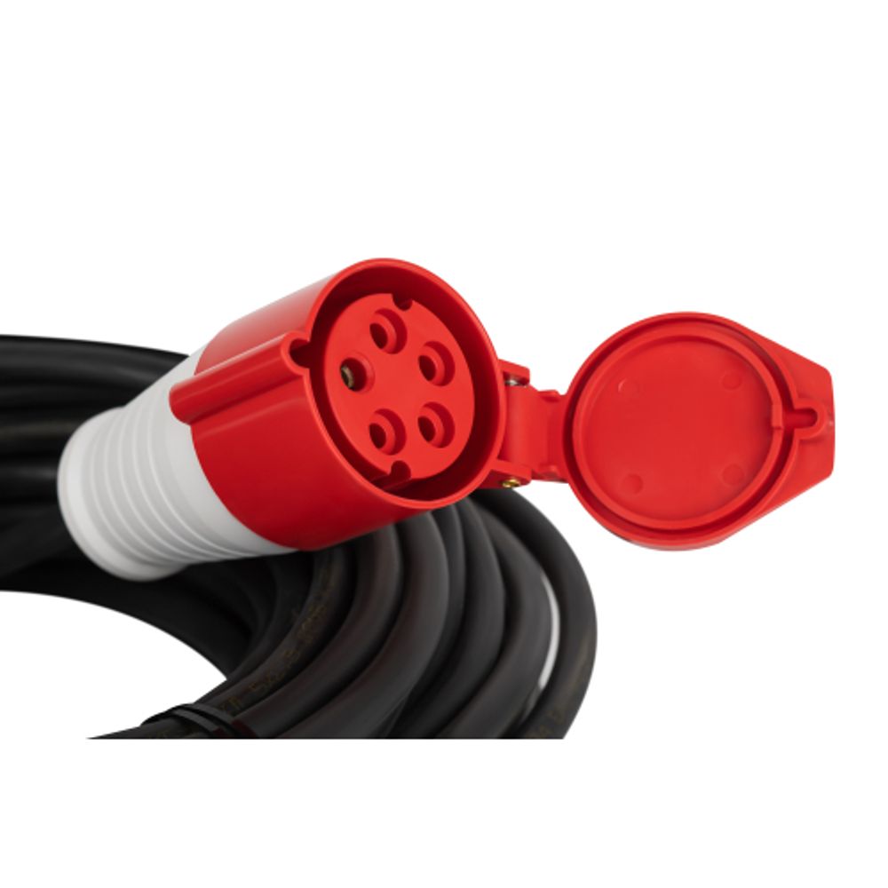 Удлинитель силовой ЭРА IND380-U-1e-5x2,5-30m-IP44 на 380В в бухте 1 розетка CEE 5P 30м КГ 5х2,5 32A IP44 | Силовые удлинители