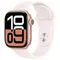 Часы Apple Watch Series 10, 46 мм, алюминий цвета «розовое золото», ремешок Sport Band цвета «румянец»