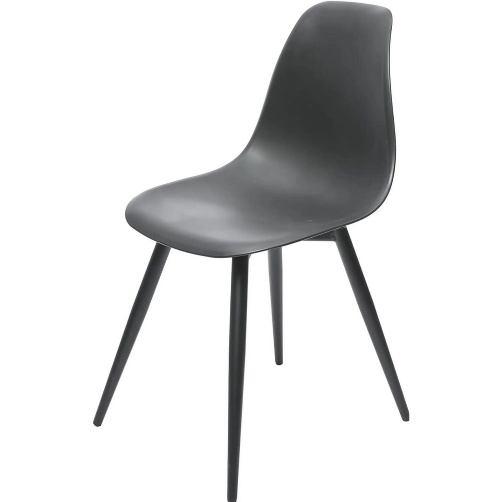 Стул Комус EAMES PLAST HN BLACK (BOX-4) (KM) RU K02 черный/черный