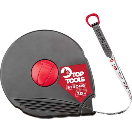 Лента измерительная, стекловолокно, 30 м Top Tools 28C513