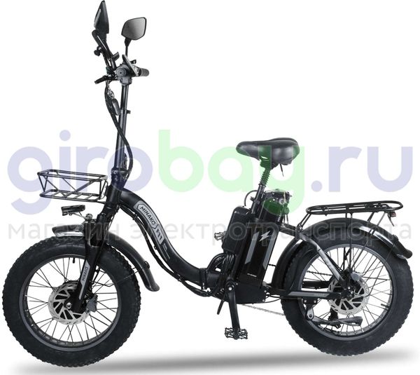 Электровелосипед Minako F11 Pro Dual 48V/20Ah (полный привод) 2025 года - Черный обод фото №2