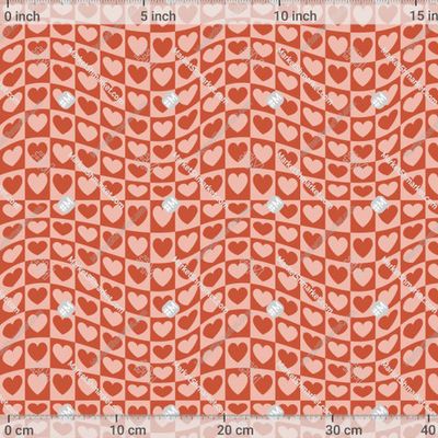 Groovy chessboard hearts by Sweetsoul 556 DPI