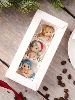 Мини-набор шоколада "Новогодний" с лошадками #1