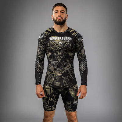 Рашгард Venum Invader LS Black/Sand