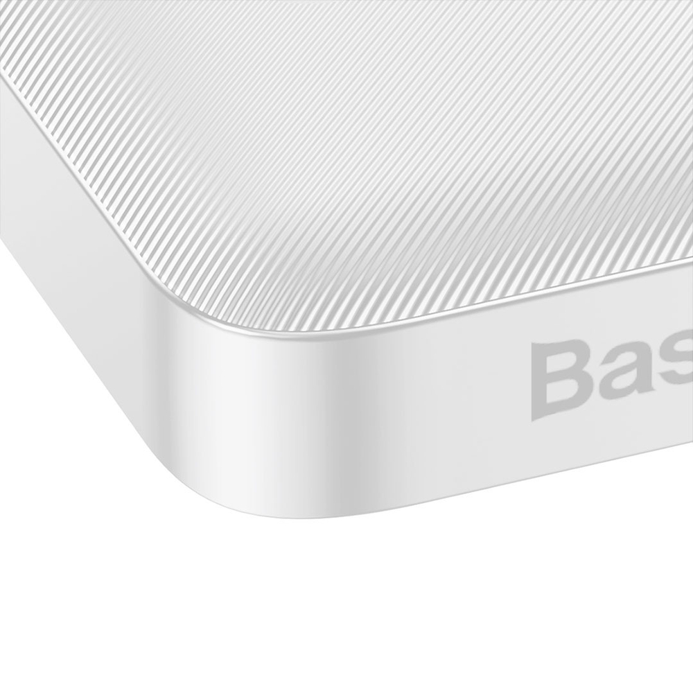 Внешний аккумулятор Baseus Bipow Digital Display Power Bank C+2U 10000mAh 20W - White