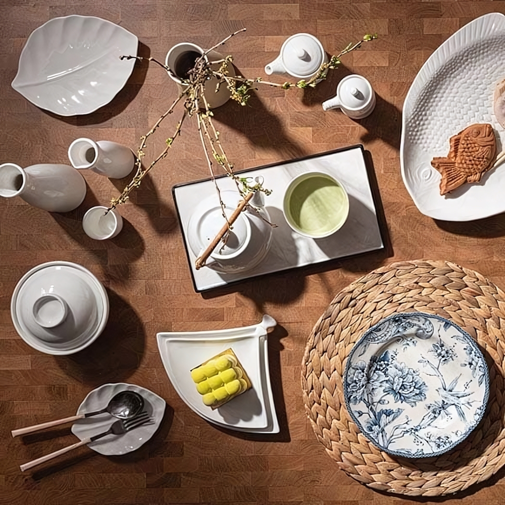 Блюдо «Кунстверк» веер;фарфор;,H=18,L=230,B=180мм;белый (Цвет: белый)