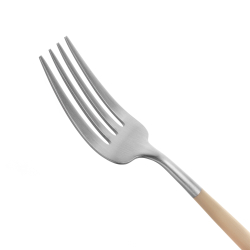 Набор столовых приборов на 6 персон 24 предмета Cutipol Goa matte ivory в подарочной упаковке