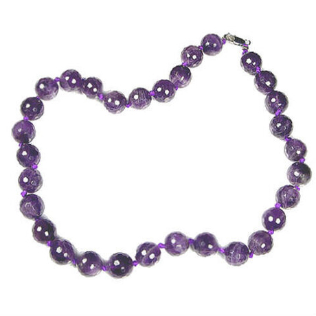 Бусы "Раут 12" аметист темный