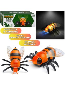 Игрушка Пчела на батарейках, светится в темноте (HC040)