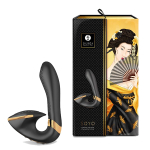 Черный вибростимулятор 17см Shunga SOYO SH-SOYO-404