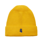 Beanie Hat Embroidered Logo Yellow