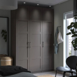 Гардеробные системы - PAX / BERGSBO IKEA/ ПАКС / БЕРГСБО ИКЕА,  236х150 см, серый